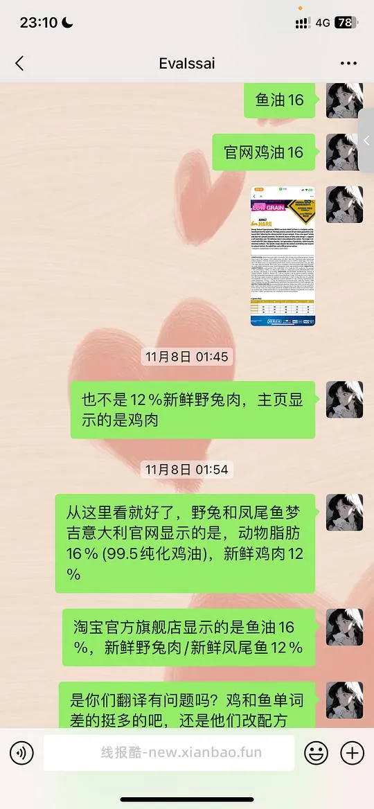 讨论/【科普】关于意大利梦吉猫粮(2024.10.20更新在主贴) - 线报酷 讨论/【科普】关于意大利梦吉猫粮(2024.10.20更新在主贴) - 线报酷