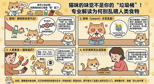 【科普】养猫科普漫画，持续更新中（1.20更新熟自制、猫饭、猫粮营养值计算） - 线报酷