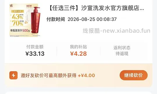 沙宣洗发水500ml 24➕ - 线报酷