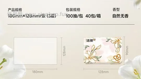 jd洁柔抽纸0.65元一包（纸尺寸偏小）需plus会员 - 线报酷