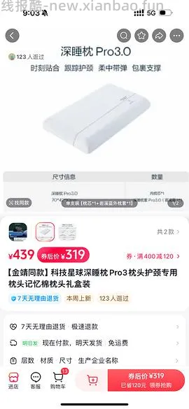 🚗回，亚朵深睡枕pro3.0到手347 - 线报酷