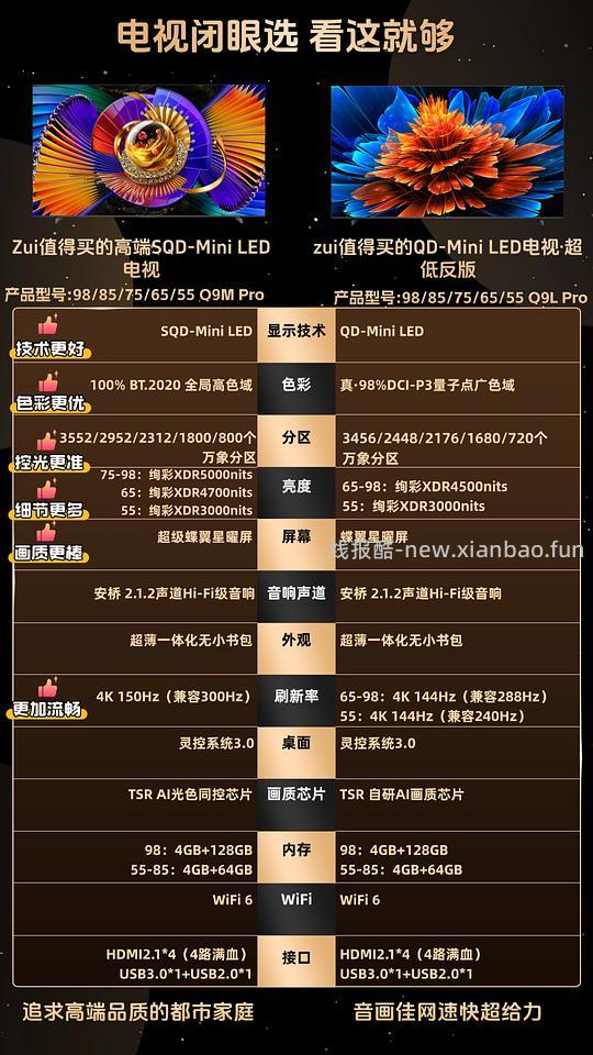 TCL Q9L Pro 55寸电视机 好价2455 - 线报酷 TCL Q9L Pro 55寸电视机 好价2455 - 线报酷